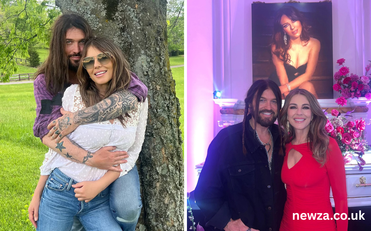 Billy Ray Cyrus and Elizabeth Hurley
